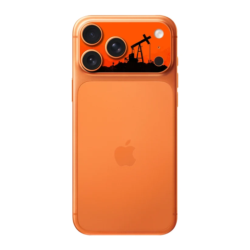 Horizon Ambré — Sticker pour objectifs caméra iPhone 17 Pro Max