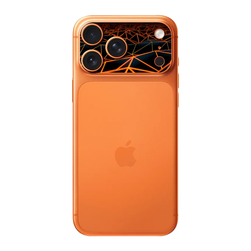 Réseau Orange — Sticker pour objectifs caméra iPhone 17 Pro Max